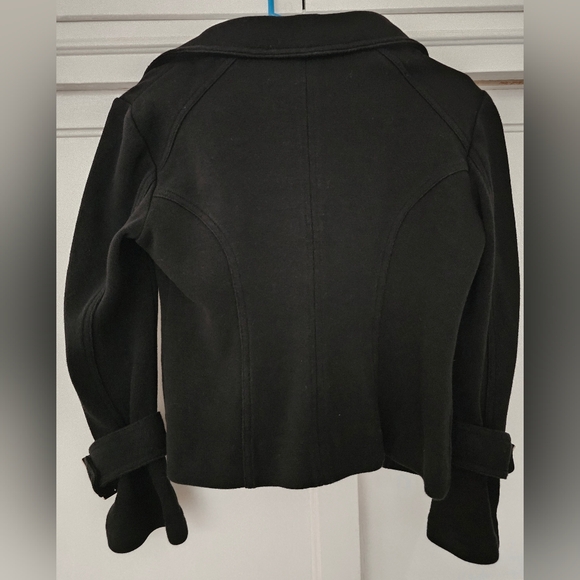 INC International Concepts Black Utility Jacket with Gray Removable Hoodie. - Picture 3 of 4